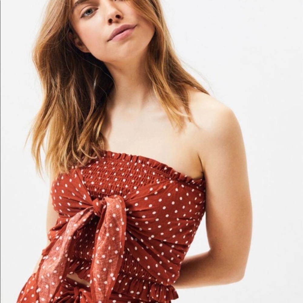 Pac Sun Polka dot tube top Size Small